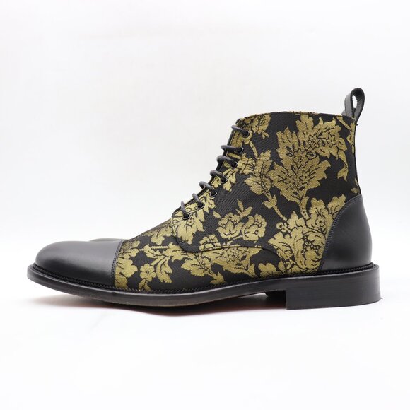 Taft The Jack Boot Hand Crafted Gold Floral Men\'s Size EU 42 Chukka Boots main image 9